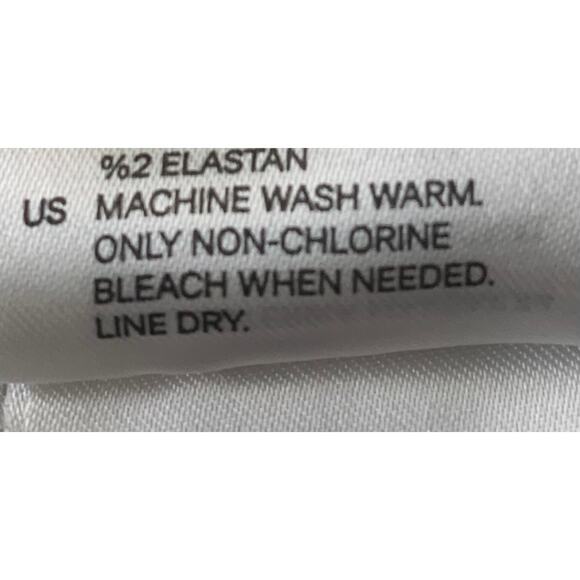 H&M MID RISE LEGGINGS, WOMENS, 2, BELT LOOPS, STRAIGHT LEG, BLACK & WHITE - Picture 9 of 10